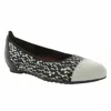 Munro Women's Henlee Flats In Black/white In Multi