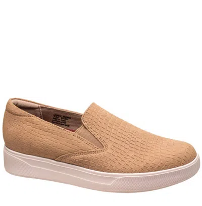 Munro Women's Lennox Loafer In Sand Croc Nubuck In Multi