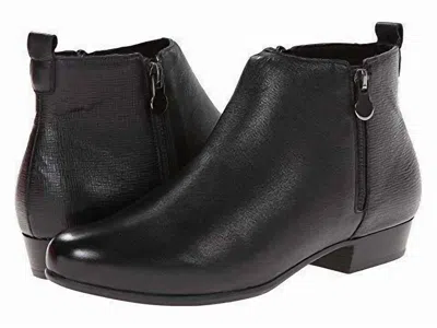 Munro Women's Lexi Kid/print Leather Bootie In Black