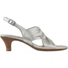 Munro Marianna Slingback Sandal In Silver