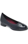Munro Women's Mila Ballet Flat In Dark Navy Combo