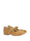 Munro Women's Mj Flats In Ginger Suede In Multi
