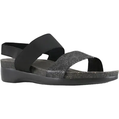 Munro Women's Pisces Sandals In Black Anthracite