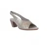 Munro Rochelle Sling-back Sandal In Castoro Stardust In Gray