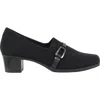 Munro Women's Stretch Fabric Classic Pump In Black In Black