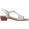 Munro Women's Susan Sandals In White Shimmer In Multi