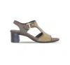 Munro Women's Wallis T-strap Dress Sandal In Brown In Brown