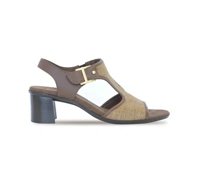 Munro Women's Wallis T-strap Dress Sandal In Brown