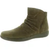 Munro Womens Stretch Man Made Ankle Boots In Silver
