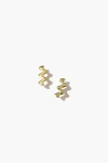 Muns Ipanema Stud Earrings In Gold