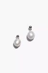 Muns Perla Stud Earrings In Silver