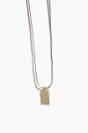 Muns Siena Medallion Pendant Necklace In Gold