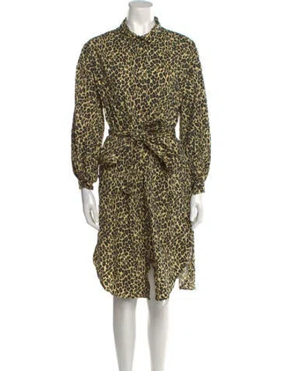 Pre-owned Munthe Animal Print Knee-length Dress In Multi