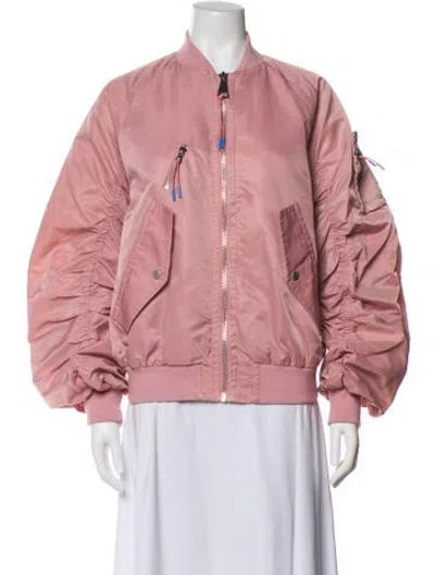Pre-owned Munthe Bomber Jacket In Pink