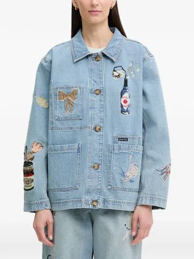 Munthe Braulia Denim Jacket In Blue