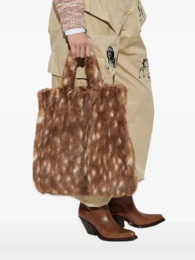 Munthe Caruline Tote Bag In Brown