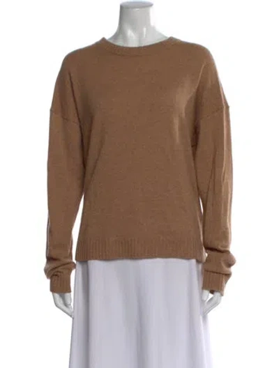Pre-owned Munthe Cashmere Crew Neck Sweater In Brown