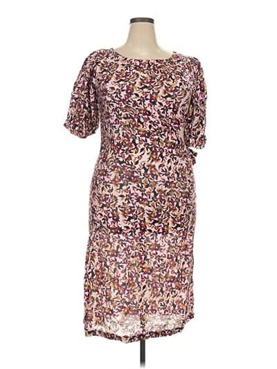 Pre-owned Munthe Casual Dress In Burgundy