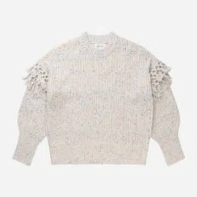 Munthe Coast Knit In Ivory In White
