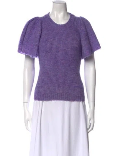 Pre-owned Munthe Crew Neck Sweater In Purple