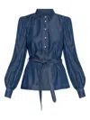 Munthe Denim Belted Blouse