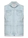 Munthe Denim Sleeveless Vest