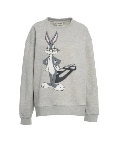 MUNTHE DISTINCTIVE CARTOON PRINT OVERSIZED SWEATSHIRT