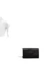 Munthe Embossed Logo Cross Body Bag In Black
