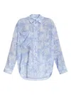 Munthe Toile-print Buttoned Shirt In Blue