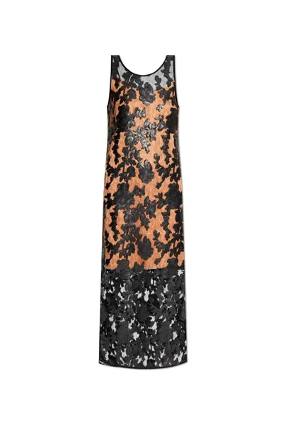 Munthe Sequin-embellished Dress In Beige