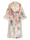 Munthe Floral-print Sheer Coat
