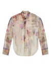 Munthe Floral-print Silk Shirt