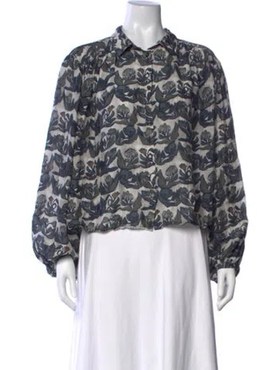 Pre-owned Munthe Floral Print Sweater In Multicolor