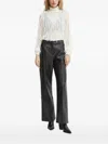Munthe Frayed-edge Blouse In Neutral