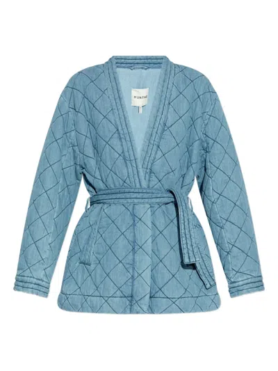 Munthe Fridolf Quilted Jacket In Blue