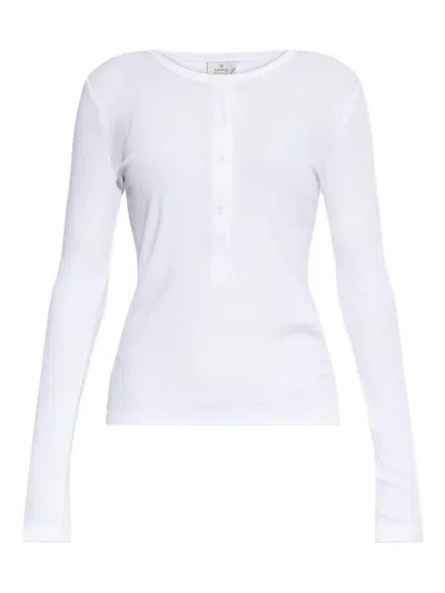 Munthe Grace Ribbed T-shirt In White