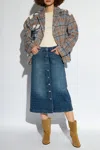 Munthe ‘lally' Denim Skirt In Blue