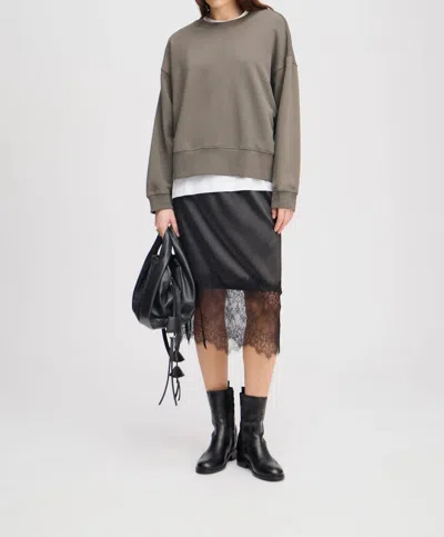 Munthe Lella Sweater In Army In Brown