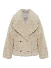 Munthe Lestine Double-breasted Jacket In Neutral
