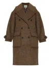 Munthe Libasto Double-breasted Coat In Multi