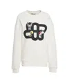 Munthe X Looney Tunes Linki Bugs Bunny Tweety Sylvestre Sweatshirt In White