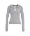 Munthe Livo Tie Sweater In Gray