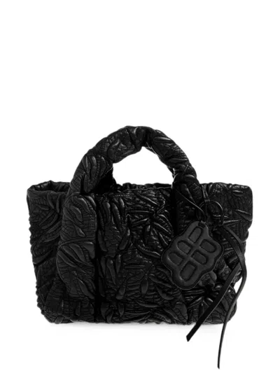 Munthe Lix Quilted Tote Bag In Black