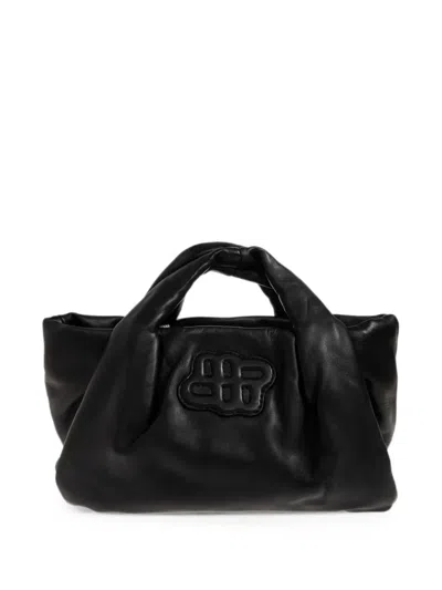Munthe Lixia Logo-patch Tote Bag In Black