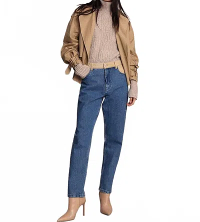 Munthe Lynsay Boyfriend Jeans In Indigo In Blue