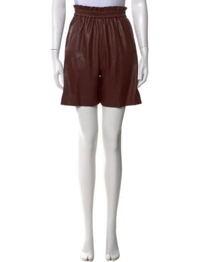 Pre-owned Munthe Mini Shorts In Brown