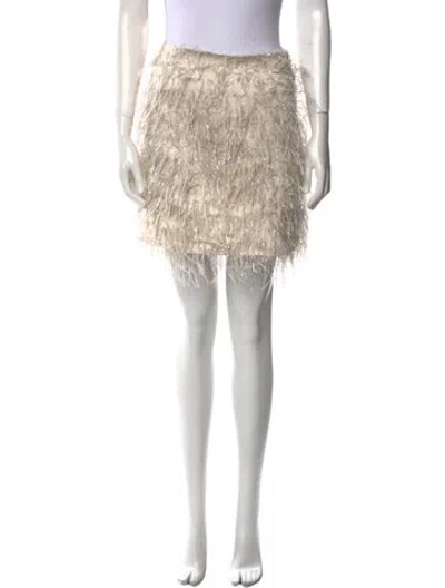 Pre-owned Munthe Mini Skirt In Neutral