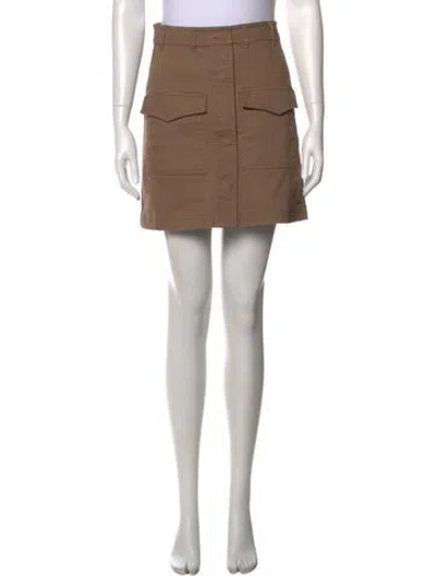 Pre-owned Munthe Mini Skirt In Neutrals