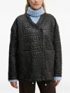 Munthe Monogram Reversible Jacket In Black