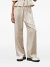 Munthe Ohara Drawstring Wide-leg Trousers In Neutral